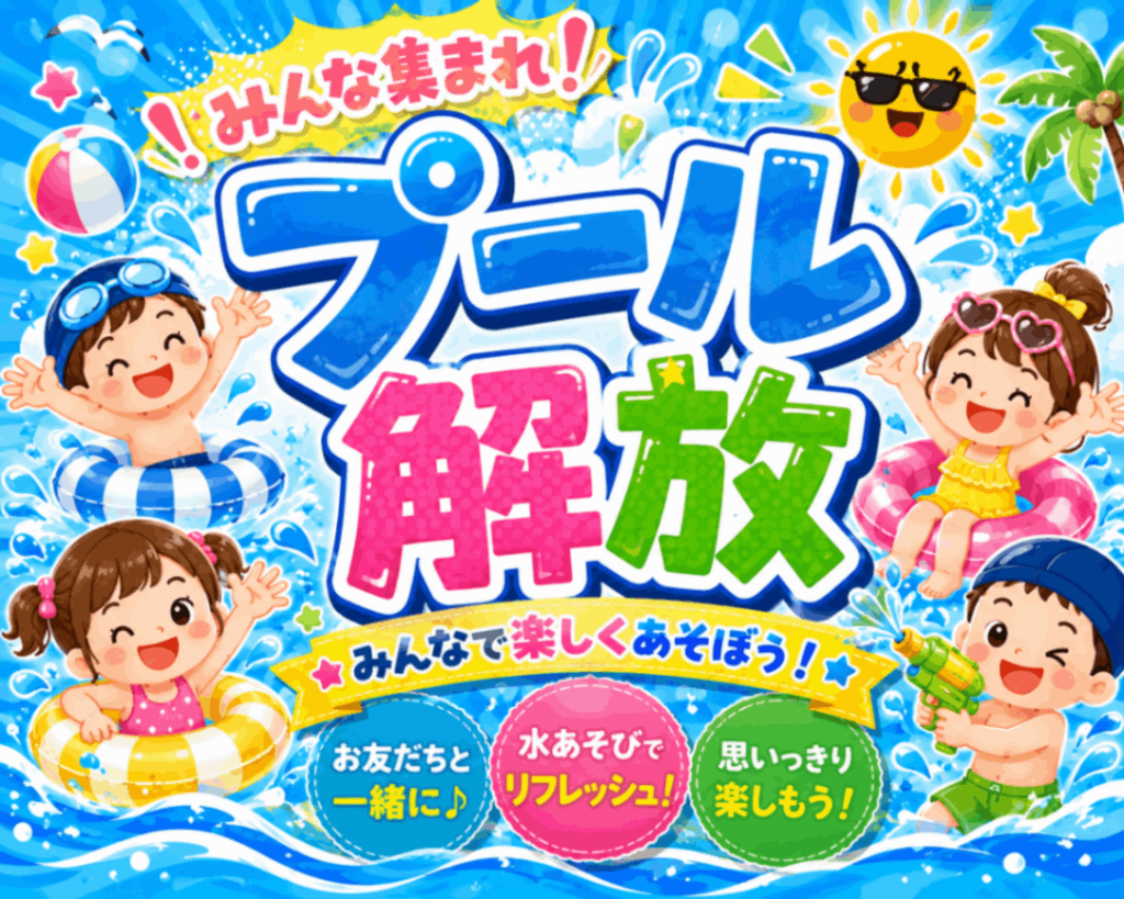 プール開放